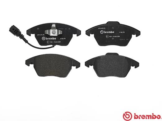A.B.S. P 85 075 BREMBO Bremsbelagsatz, Scheibenbremse